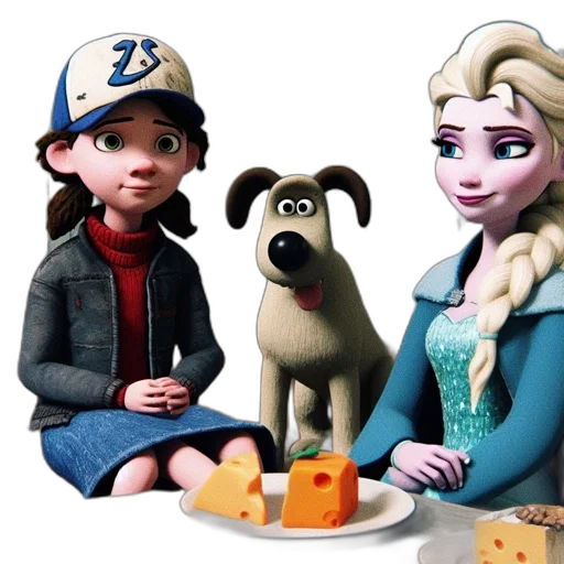 food, 3d render, concept art, cartoon transparent PNG cut-out
