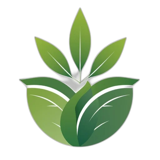 crown, flower, green, logo transparent PNG cut-out