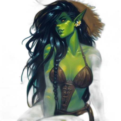 fantasy art, concept art, comic book art, watercolor transparent PNG cut-out