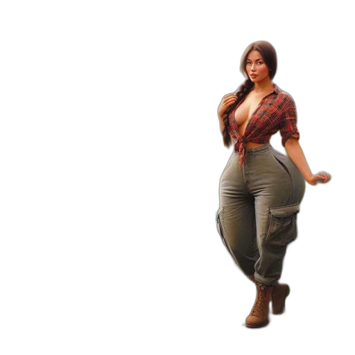 jacket, dress, weapon, concept art transparent PNG cut-out