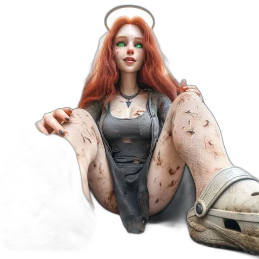 concept art, fantasy art, comic book art, 3d render transparent PNG cut-out