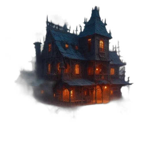 building, furniture, concept art, fantasy art transparent PNG cut-out