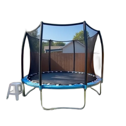 furniture, umbrella, 3d render, trampoline transparent PNG cut-out