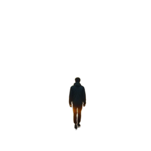 jacket, robot, staff, face transparent PNG cut-out