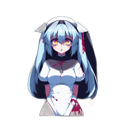 robot, creature, dress, staff transparent PNG cut-out