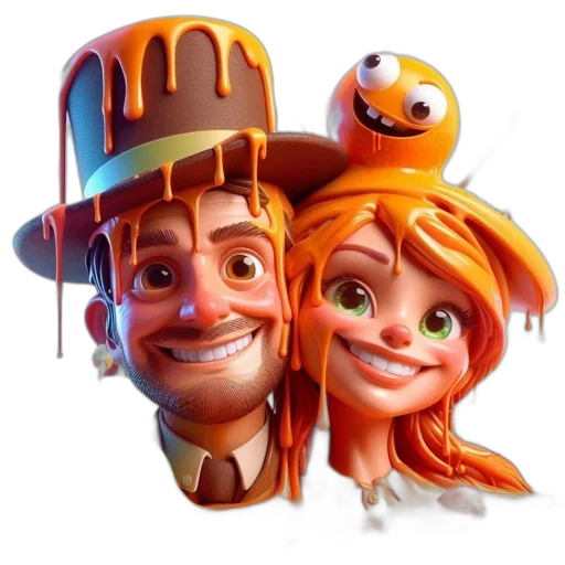 hat, face, staff, crown transparent PNG cut-out