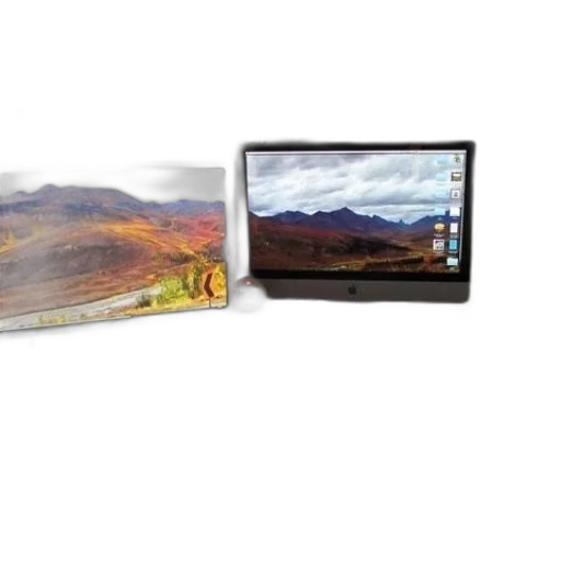 photorealistic, oil painting, well-organized, workspace transparent PNG cut-out