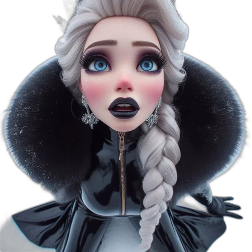 face, 3d render, concept art, cartoon transparent PNG cut-out