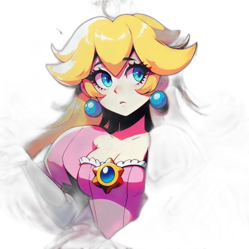 dress, weapon, crown, face transparent PNG cut-out