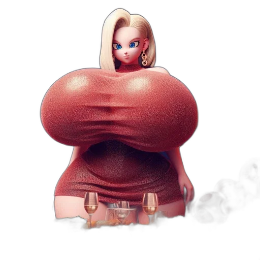 robot, face, dress, concept art transparent PNG cut-out