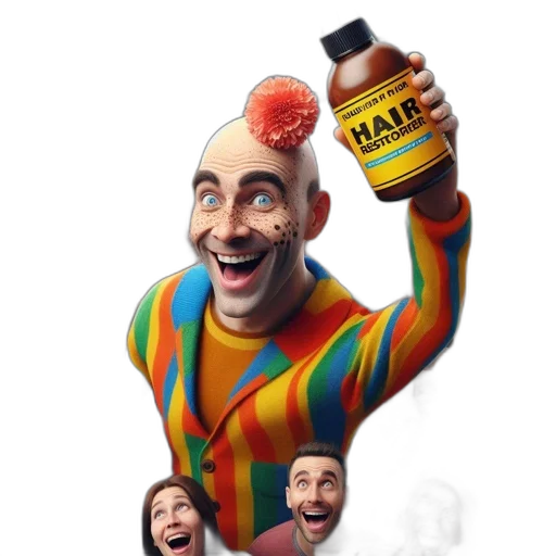 bottle, hair, animal, creature transparent PNG cut-out