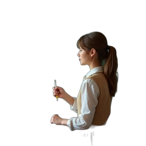 staff, bottle, dress, jacket transparent PNG cut-out