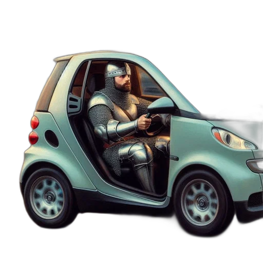 car, robot, 3d render, concept art transparent PNG cut-out