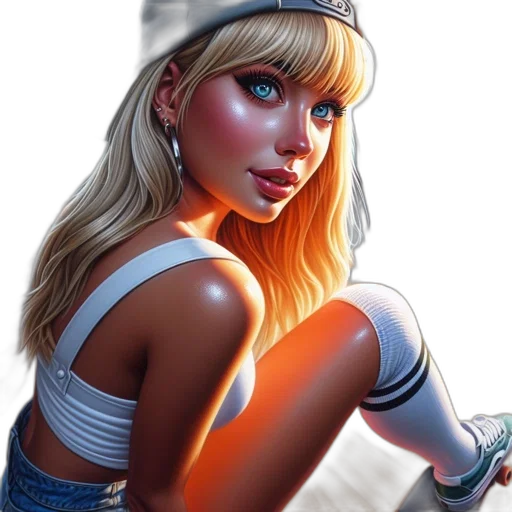 comic book art, photorealistic, concept art, fantasy art transparent PNG cut-out