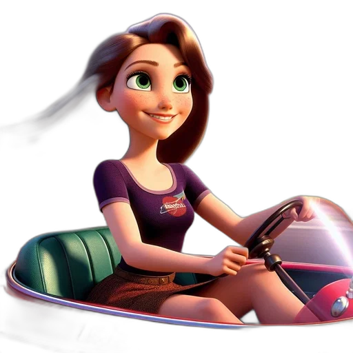 car, jewelry, 3d render, cartoon transparent PNG cut-out