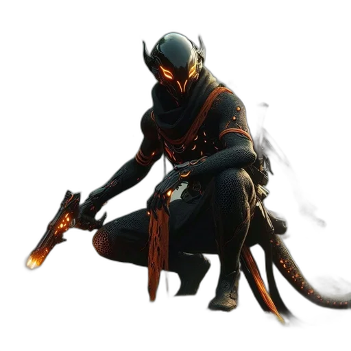 weapon, mask, dragon, staff transparent PNG cut-out