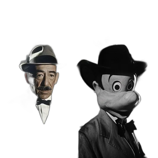 hat, mask, face, staff transparent PNG cut-out