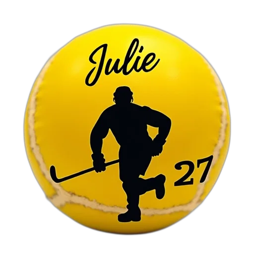 yellow, sports, ball, black transparent PNG cut-out