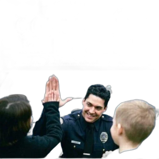 staff, jacket, police, community transparent PNG cut-out