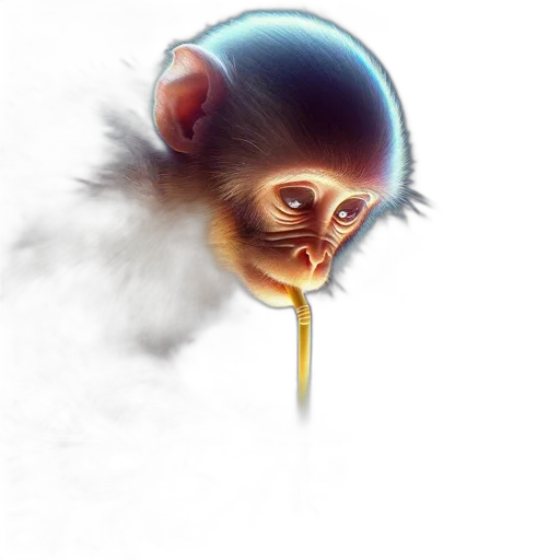 staff, mask, creature, animal transparent PNG cut-out