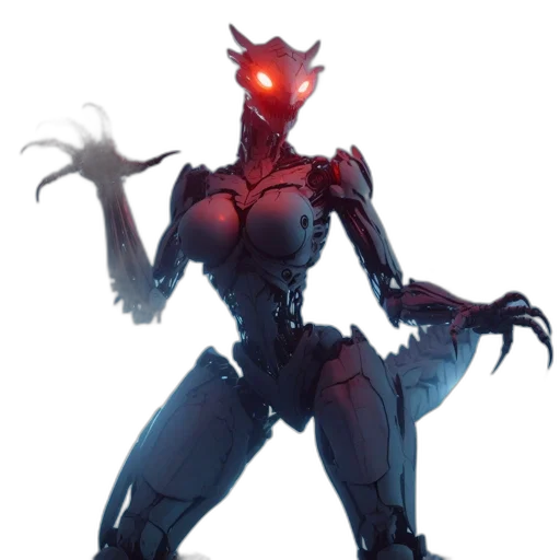 robot, creature, dragon, mask transparent PNG cut-out