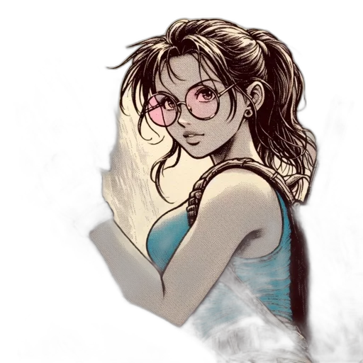 staff, dress, comic book art, concept art transparent PNG cut-out