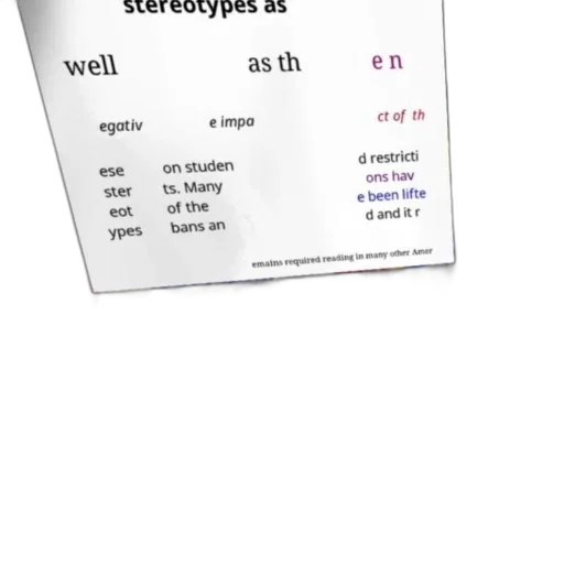 poster, text, discussing, stereotypes transparent PNG cut-out