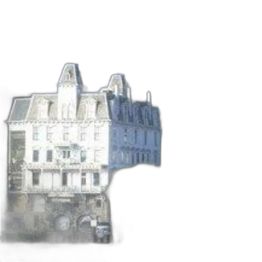 building, concept art, photorealistic, watercolor transparent PNG cut-out