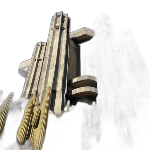 weapon, sword, robot, 3d render transparent PNG cut-out