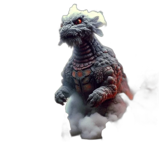 dragon, creature, animal, staff transparent PNG cut-out