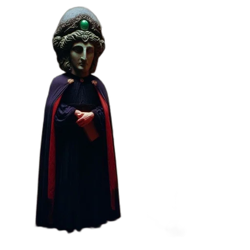 mask, staff, crown, dress transparent PNG cut-out