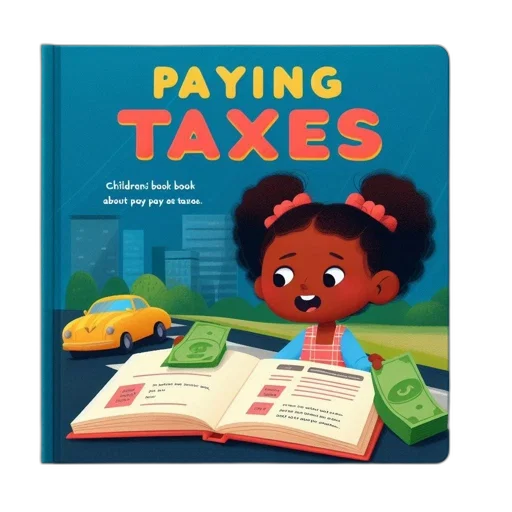cover, illustration, paying, taxes transparent PNG cut-out