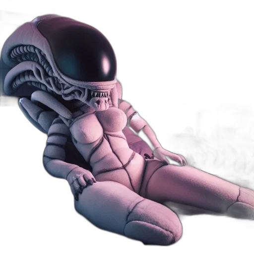 robot, creature, mask, weapon transparent PNG cut-out
