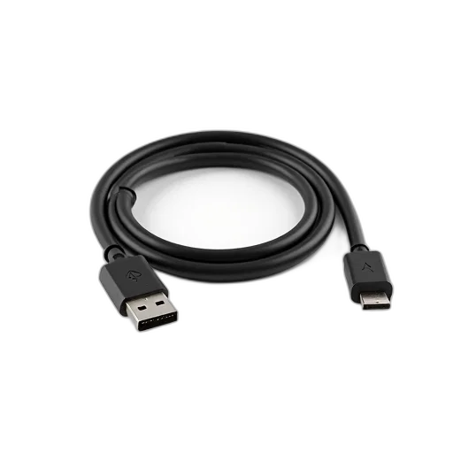 black, usb, cable, connector transparent PNG cut-out
