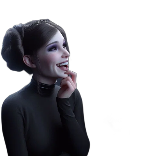 face, concept art, dark, monochrome transparent PNG cut-out