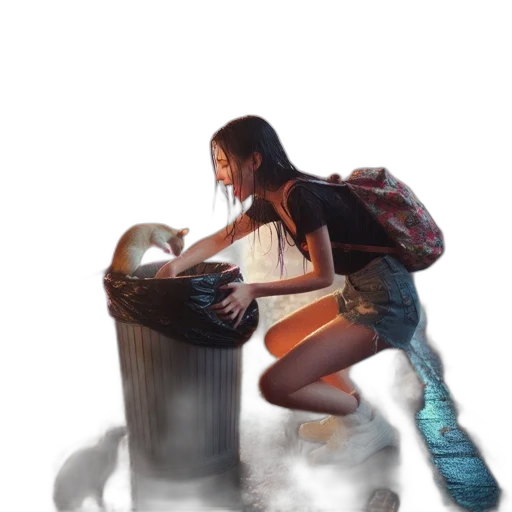 robot, dress, creature, shoes transparent PNG cut-out