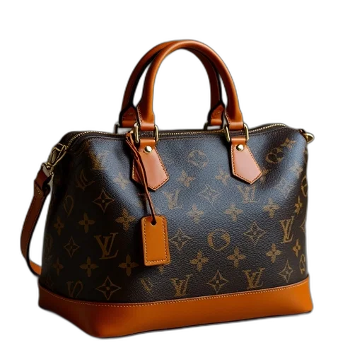 louis, vuittot, bag, tag transparent PNG cut-out