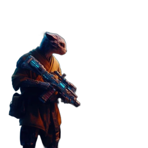 dragon, weapon, robot, creature transparent PNG cut-out