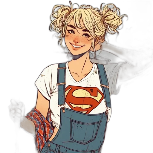 comic book art, concept art, cartoon, watercolor transparent PNG cut-out