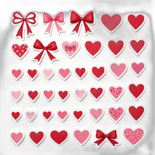 jewelry, cartoon, red, collection transparent PNG cut-out