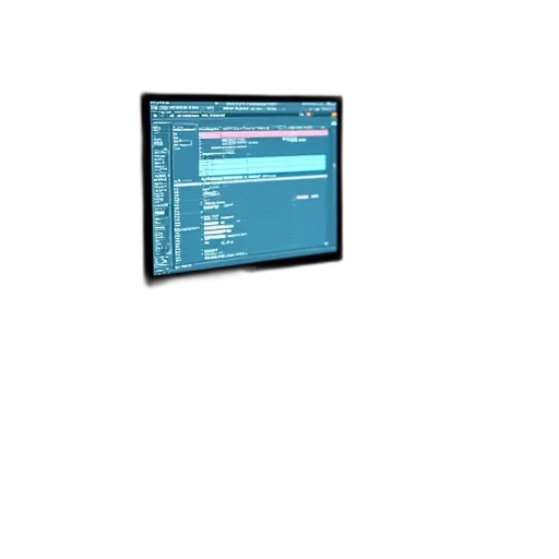 staff, 3d render, pixel art, vaporwave transparent PNG cut-out