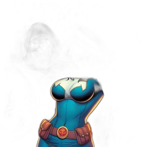 mask, creature, robot, staff transparent PNG cut-out