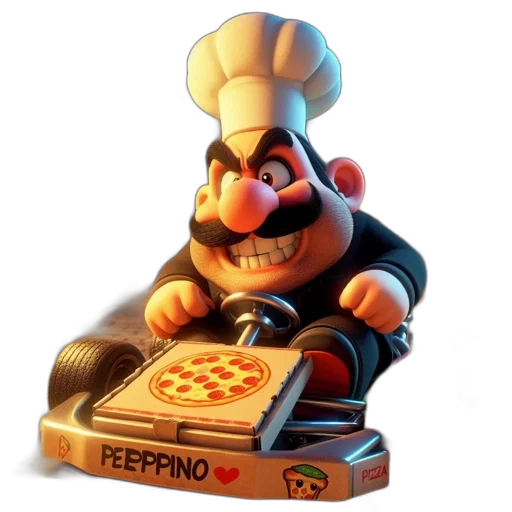 food, 3d render, concept art, photorealistic transparent PNG cut-out