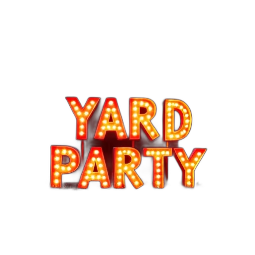 large, lighted, sign, says transparent PNG cut-out