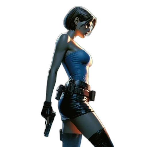 weapon, concept art, comic book art, cyberpunk transparent PNG cut-out