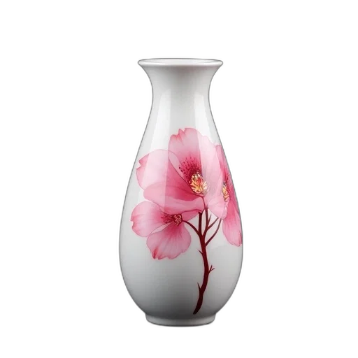 bottle, flower, photorealistic, 3d render transparent PNG cut-out