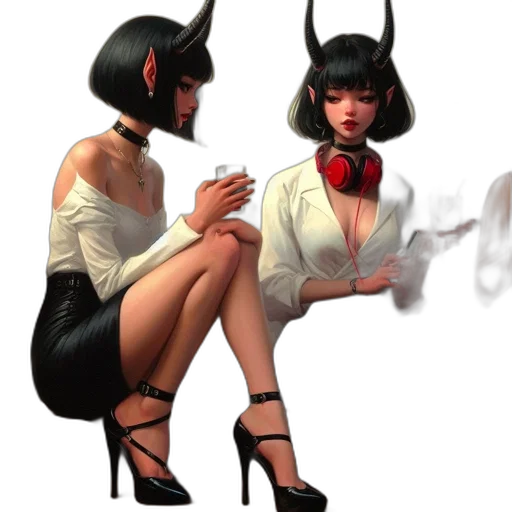 concept art, fantasy art, 3d render, comic book art transparent PNG cut-out