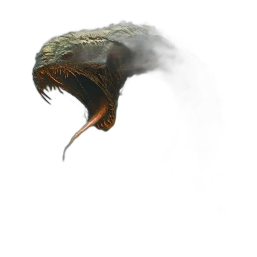 creature, dragon, animal, hair transparent PNG cut-out