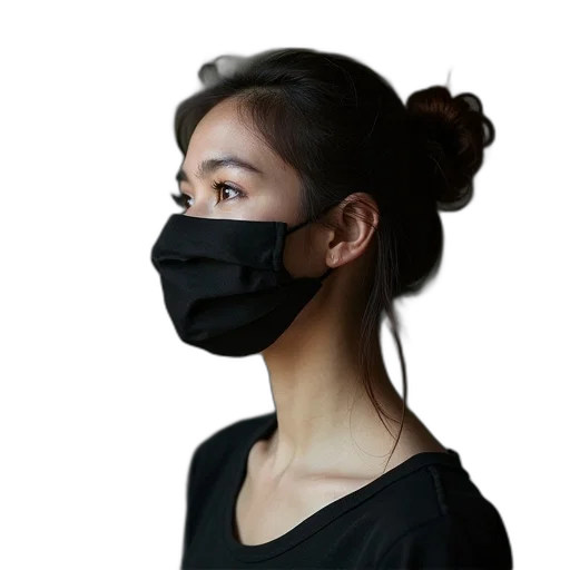 mask, face, staff, photorealistic transparent PNG cut-out