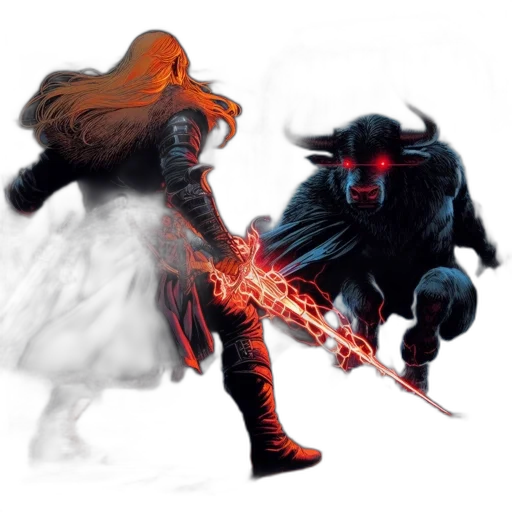 concept art, comic book art, fantasy art, pixel art transparent PNG cut-out
